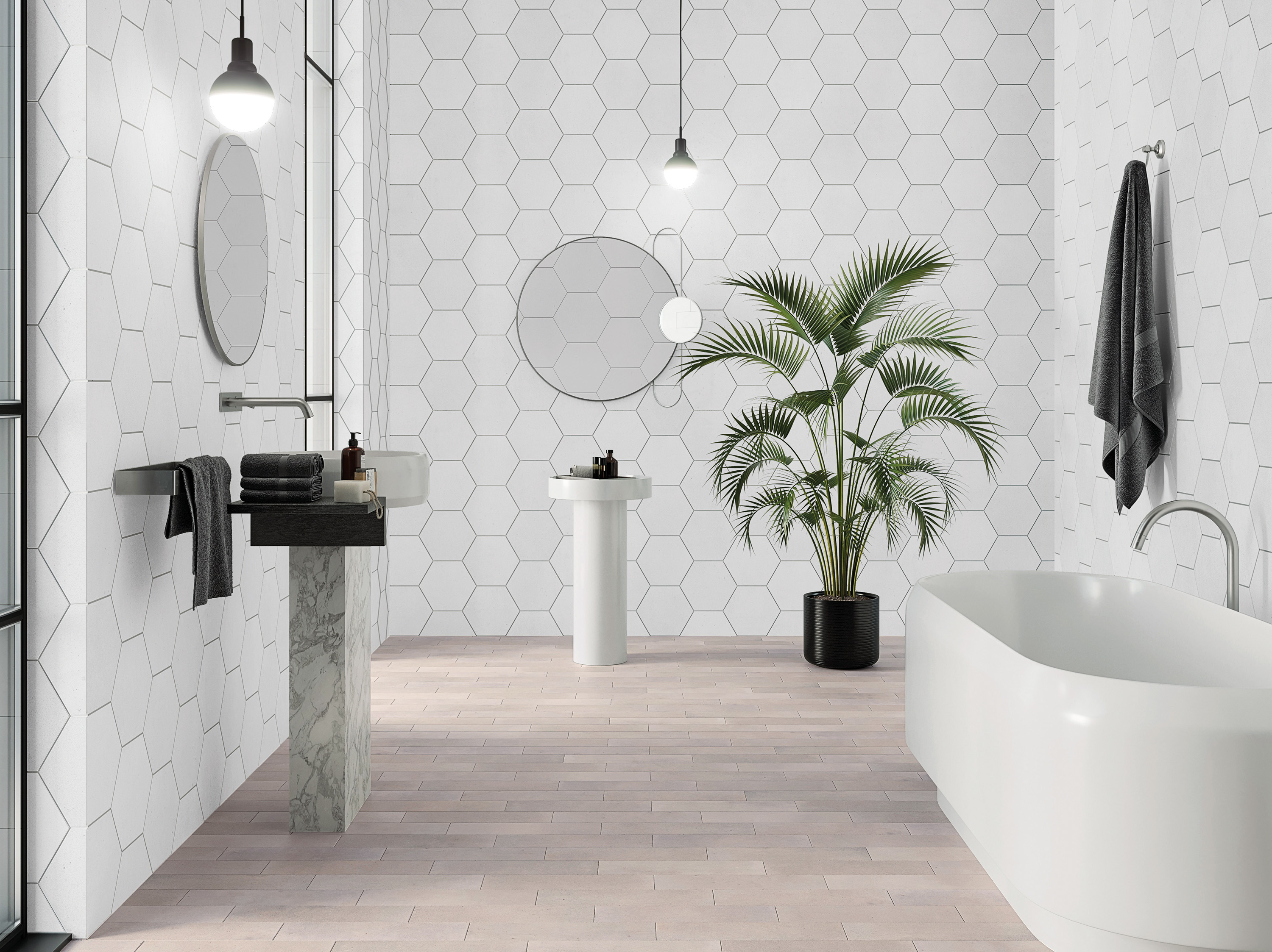 The Niza collection by Harmony comes in a wide variety of shapes.