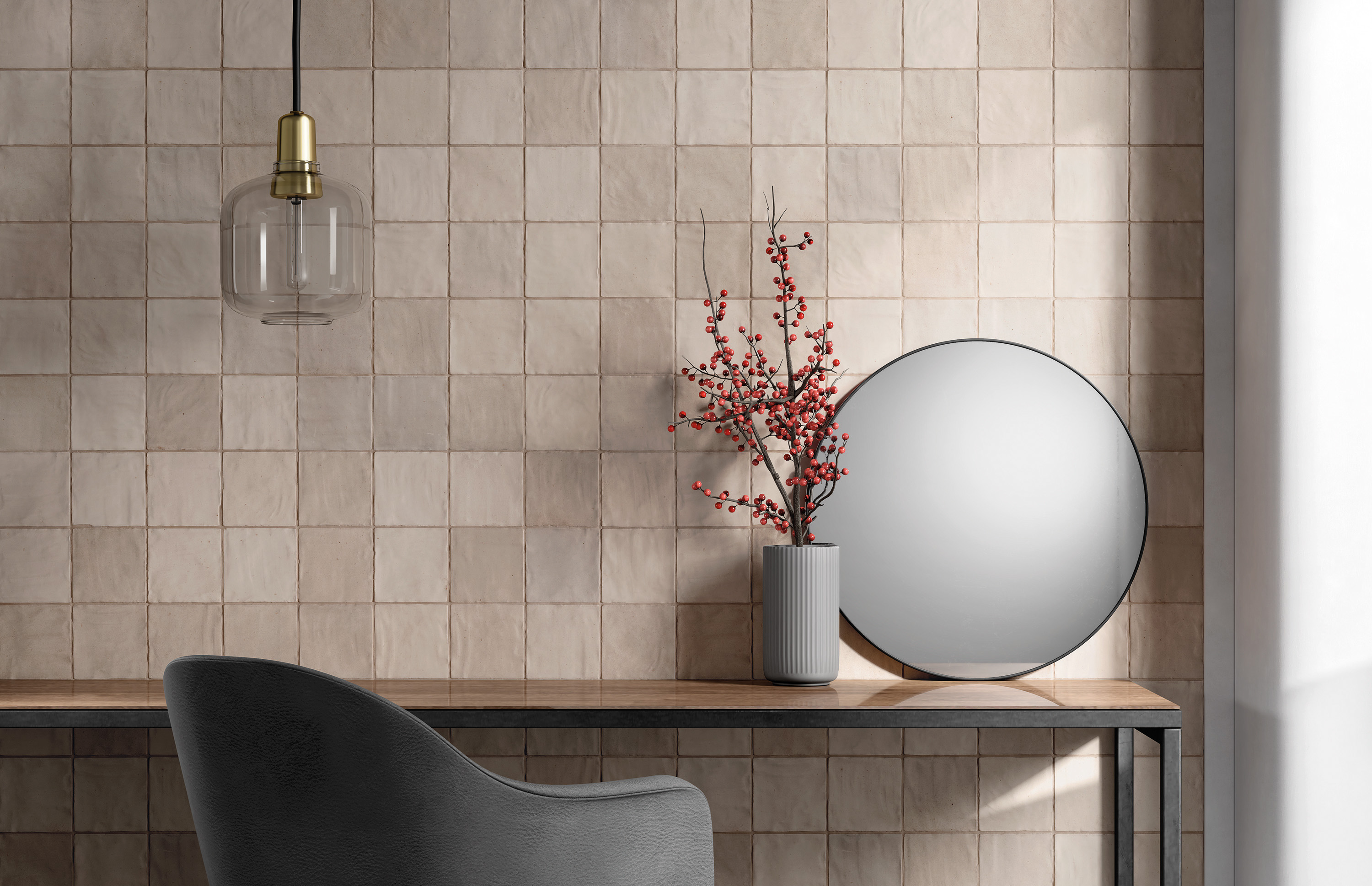 Wall tiles from the Sahn collection by Harmony. 